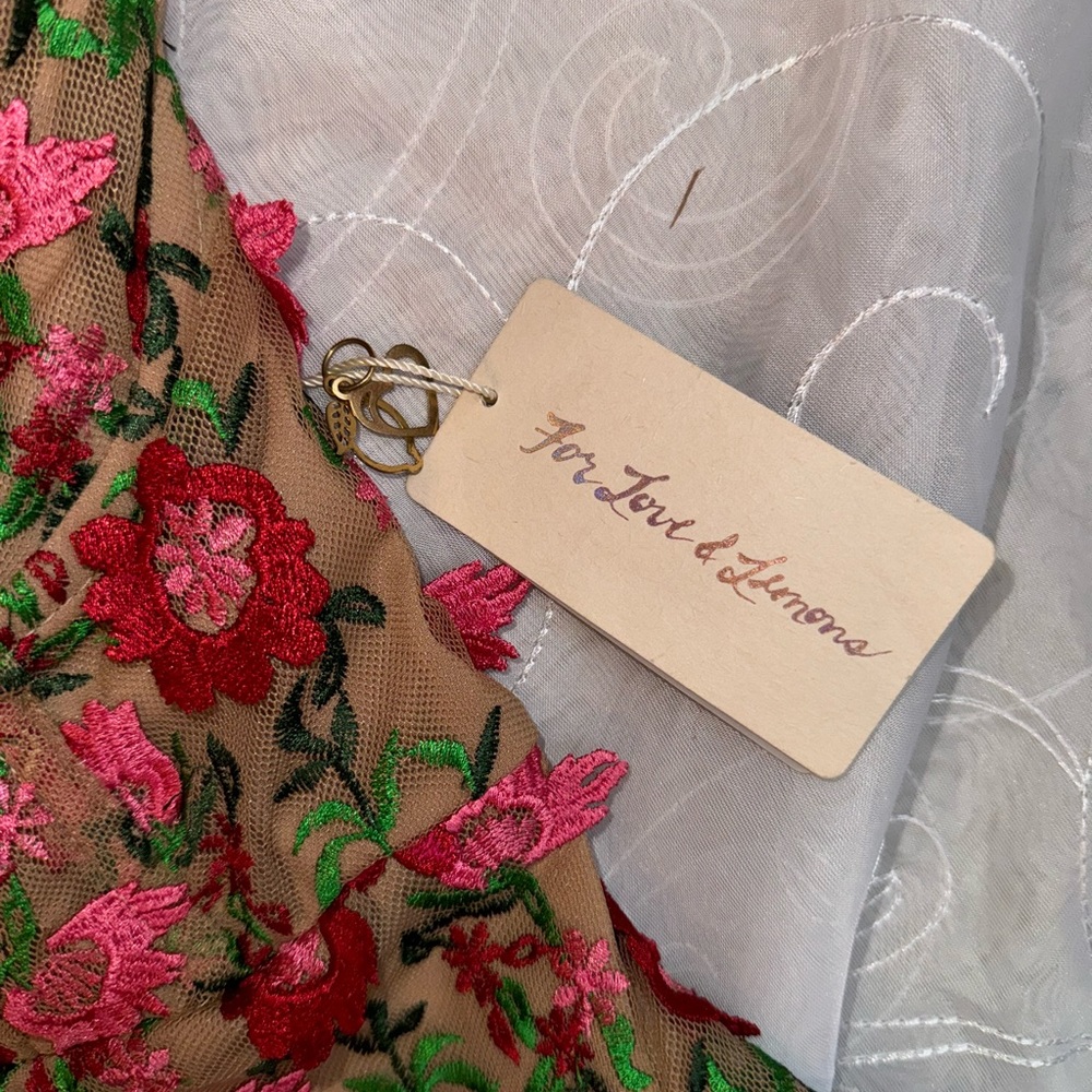 FOR LOVE AND LEMONS AMELIA STRAPLESS MINI DRESS - Picture 6 of 11